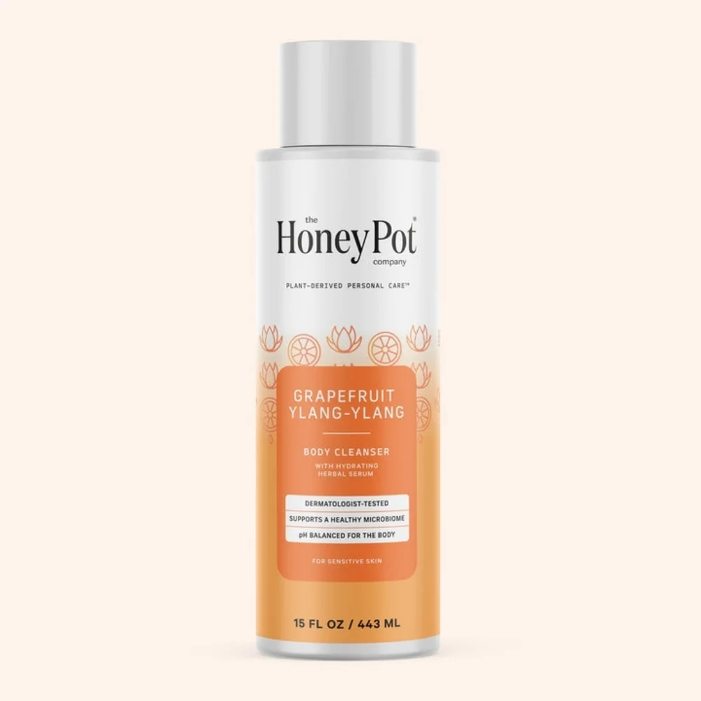 NEW Honey Pot Grapefruit Ylang Ylang Hydrating Body Cleanser 15 fl.oz‎